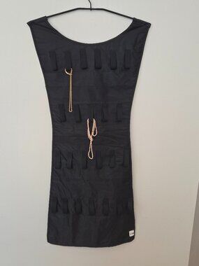 Umbra Black Hanging Jewelry Pocket Organizer